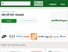 Tablet Screenshot of couponamigos.com